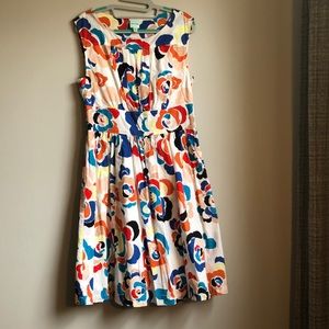 Colorful Flower Dress Anthro Tracy Reese 10
